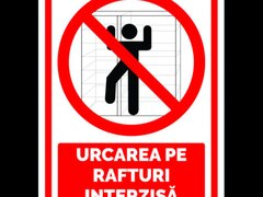 Indicator urcarea pe rafturi interzisa